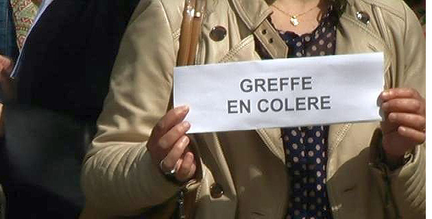 Bastia : Les greffiers en colère se rassemblent au palais de justice