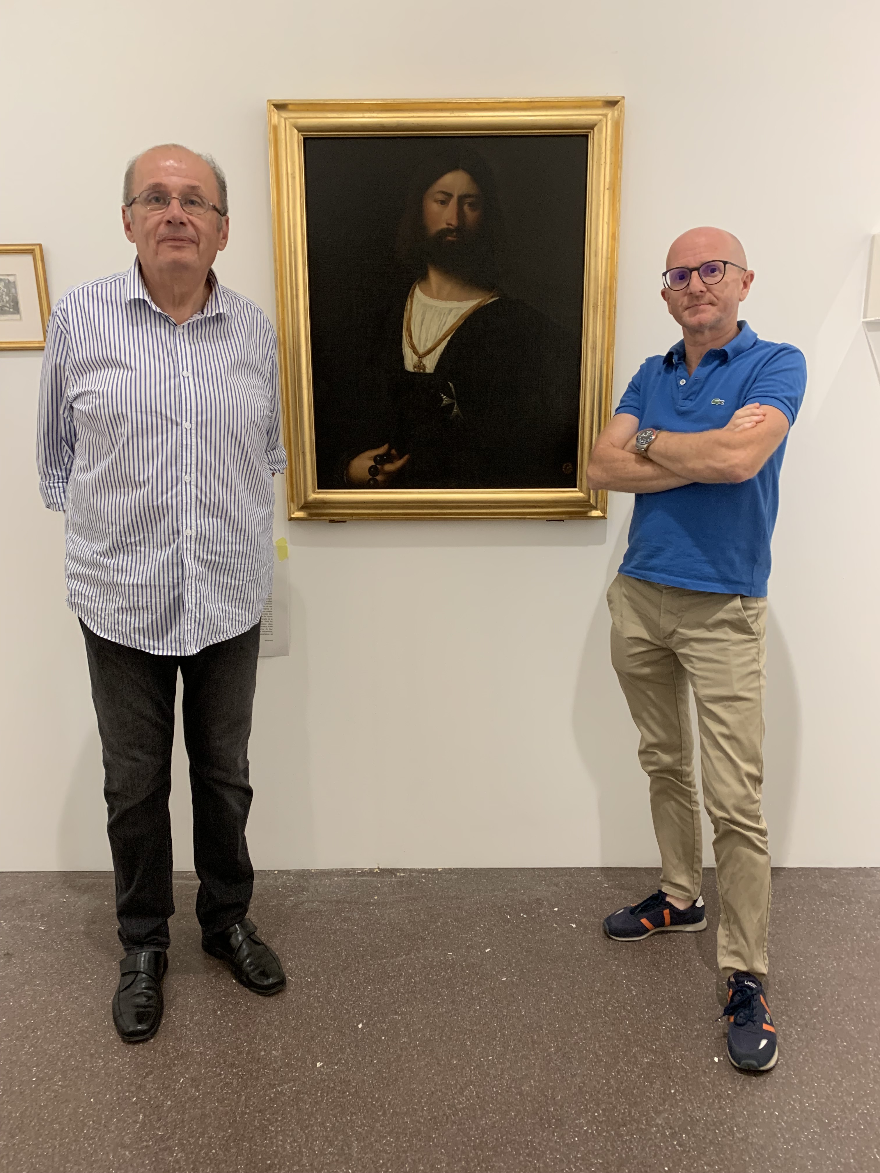 Philippe Peretti et Sylvain Gregori ont présenté vendredi soir la nouvelle exposition temporaire du musée de Bastia