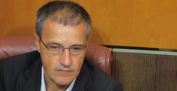 Jean-Guy Talamoni, conseiller territorial indépendantiste, président du groupe Corsica Libera à l'Assemblée de Corse.