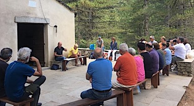 Le comité de défense de Bavella s'est réuni le 17 juillet dernier. Photo : Comité