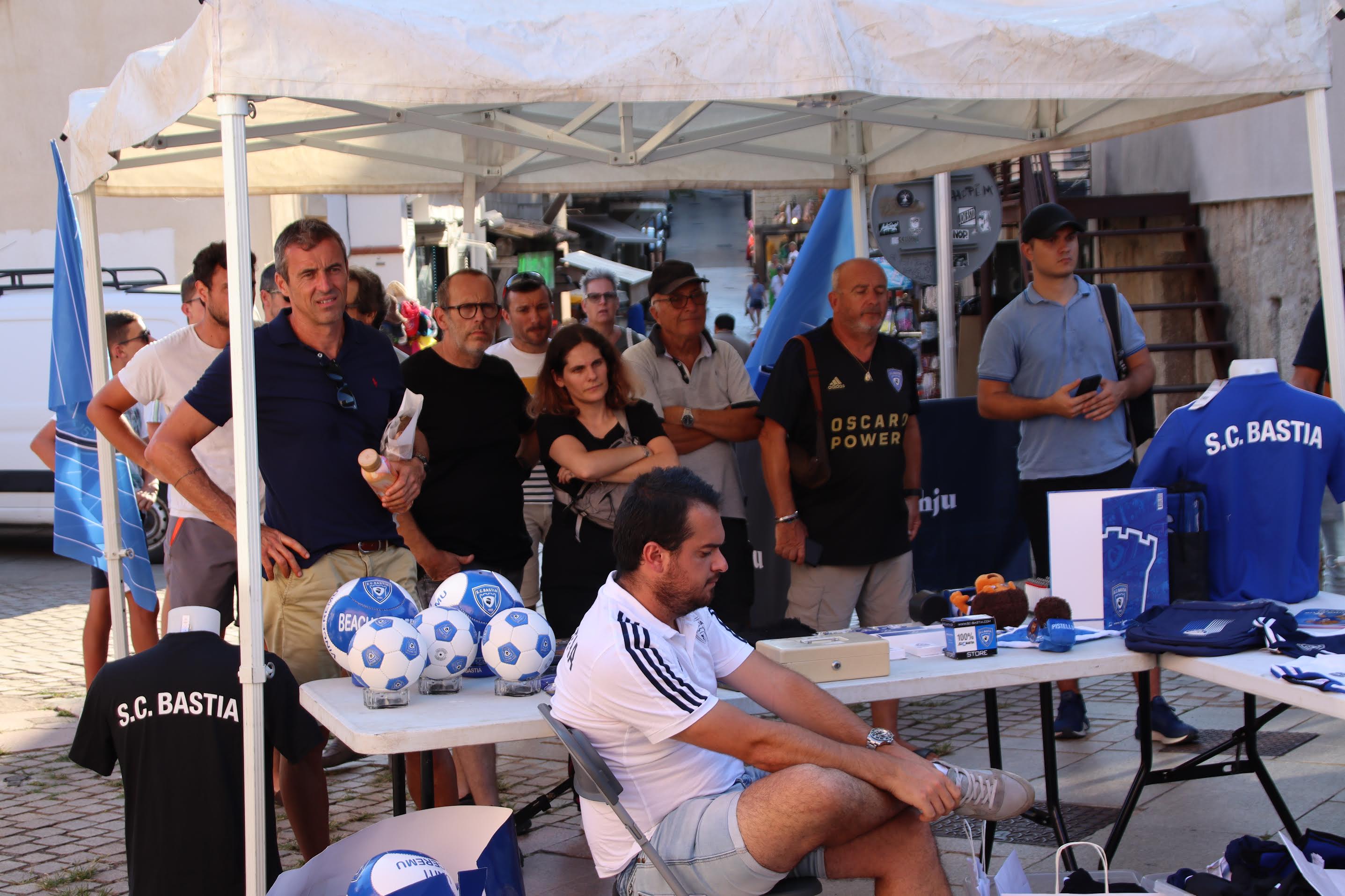 Le SC Bastia à la rencontre de ses supporters à Portivechju