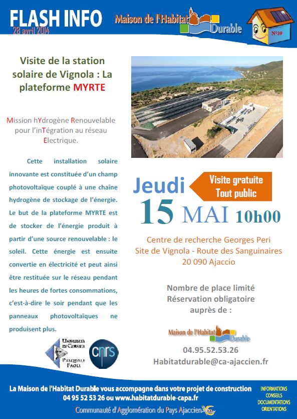 Visitez gratuitement la plateforme « Myrte » sur le site de Vignola !