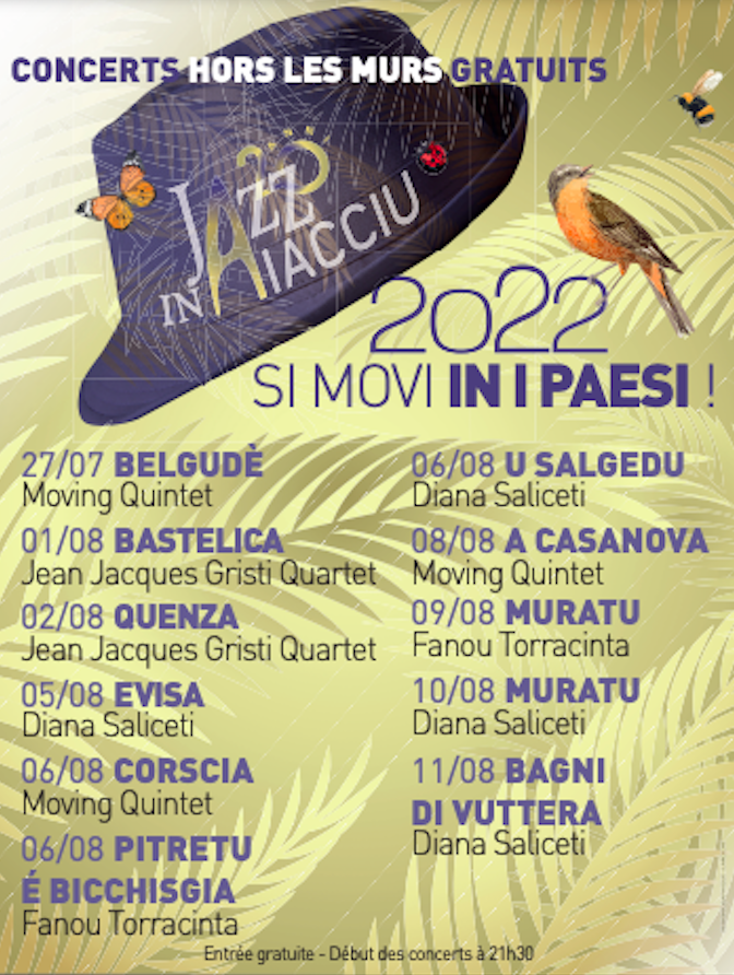 Si move in Paese : le festival Jazz in Aiacciu se délocalise