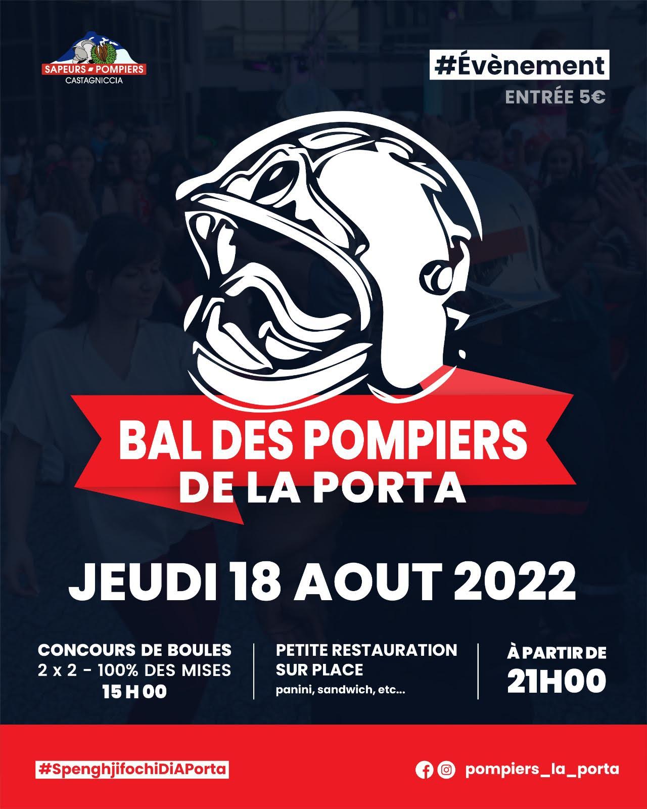Bal des pompiers de La Porta : ce jeudi à partir de 21 heures