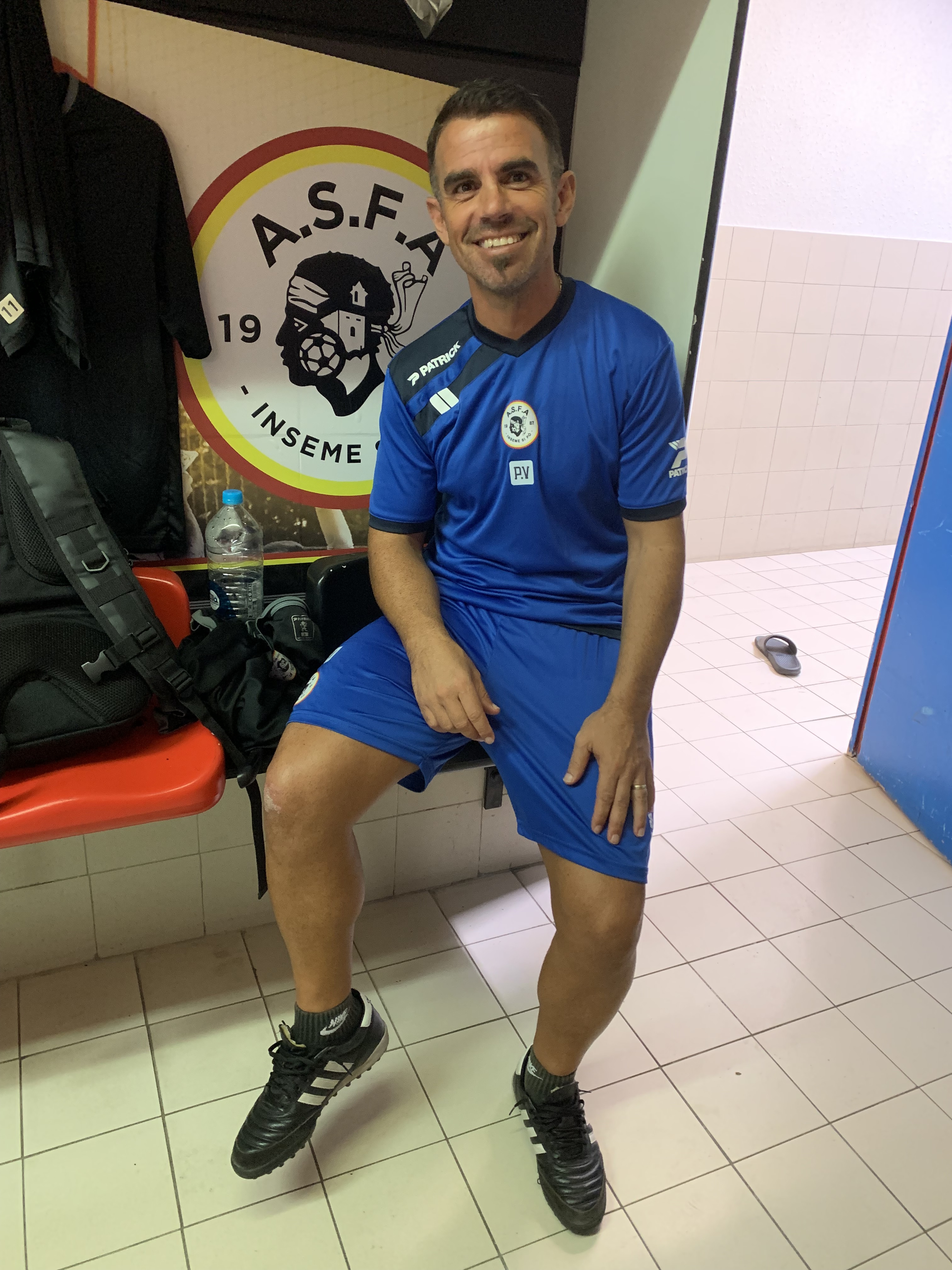 Patrick Videira, entraineur de l'AS Furiani-Agliani