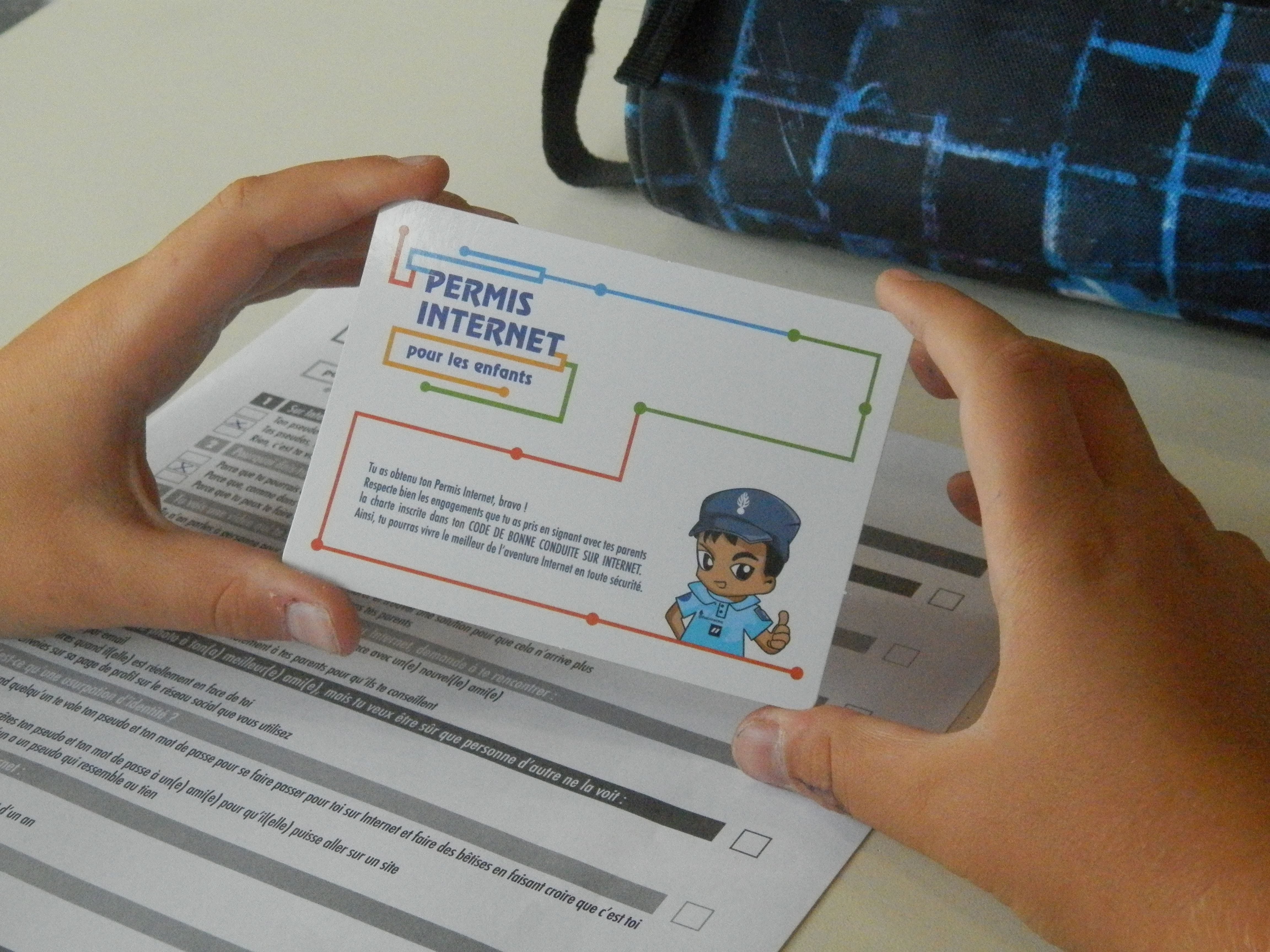 Pietrosella : Le premier permis… internet de Corse pour une classe de CM2