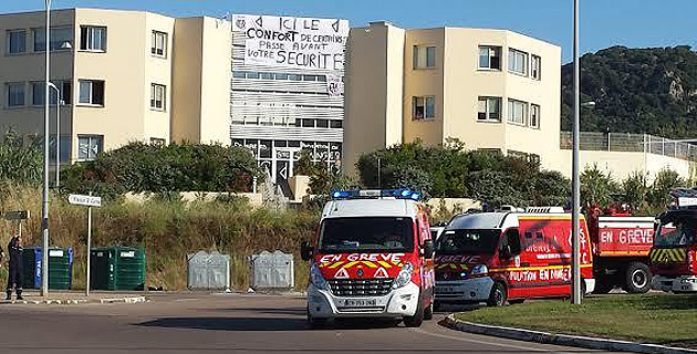 Ajaccio : Pompiers en colère