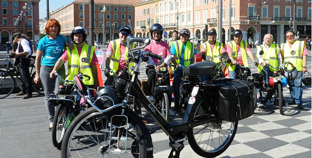 Un tour de Corse en solex pour sensibiliser le public à sclérose en plaques