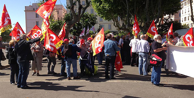 Ajaccio : Les retraités de Corse sont descendus dans la rue