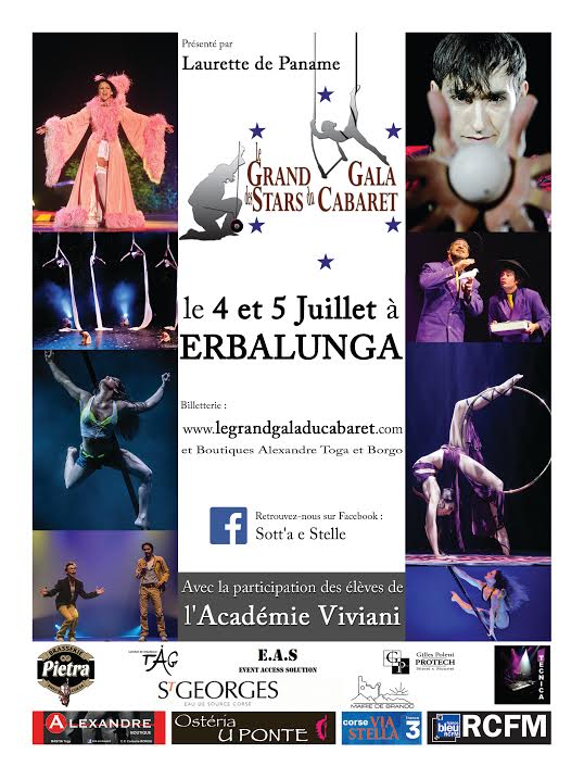 Erbalunga : Les grandes stars reviennent au "Gala Cabaret"