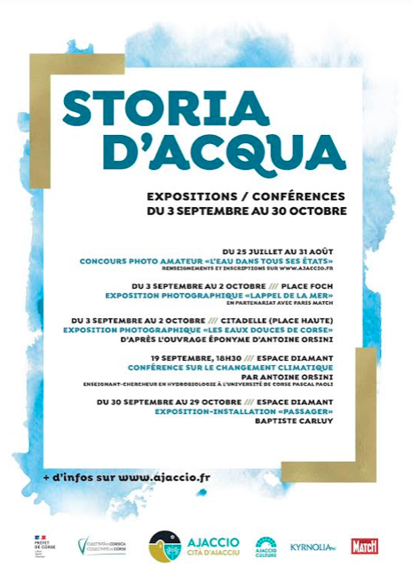 A Ajaccio, le festival Storia d'Acqua célèbre l'eau dans dans tous ses états