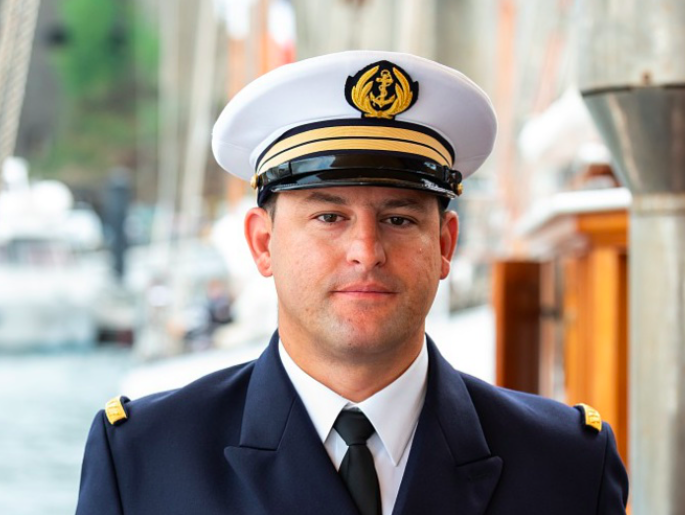 William Schied, nouveau commandant de la goélette L’Etoile de la Marine nationale (photo MN)
