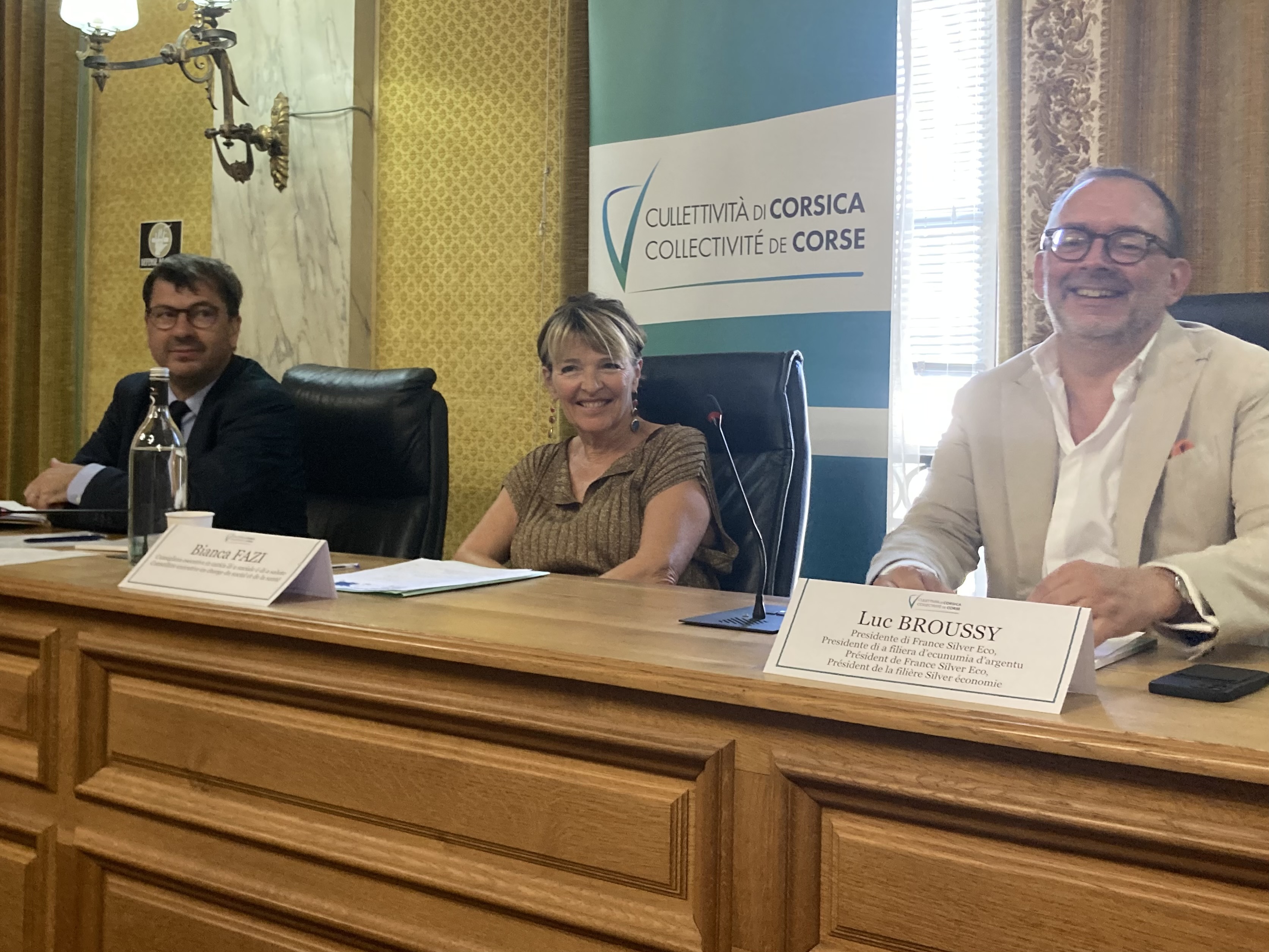 La Collectivité de Corse organisait un séminaire sur la Silver économie à Ajaccio. Photo : Julia Sereni