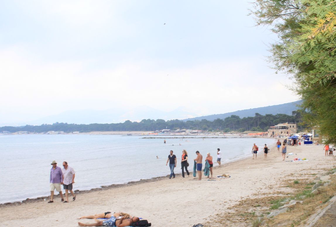 La surveillance de la plage de Calvi assurée par les sapeurs-pompiers