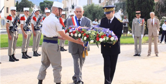L'appel du général de Gaulle au square de la 1re DFL à L'Ile-Rousse