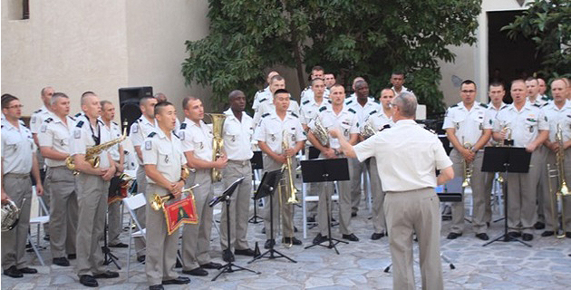 La Musique de la Légion Etrangère "enflamme" la citadelle de Calvi
