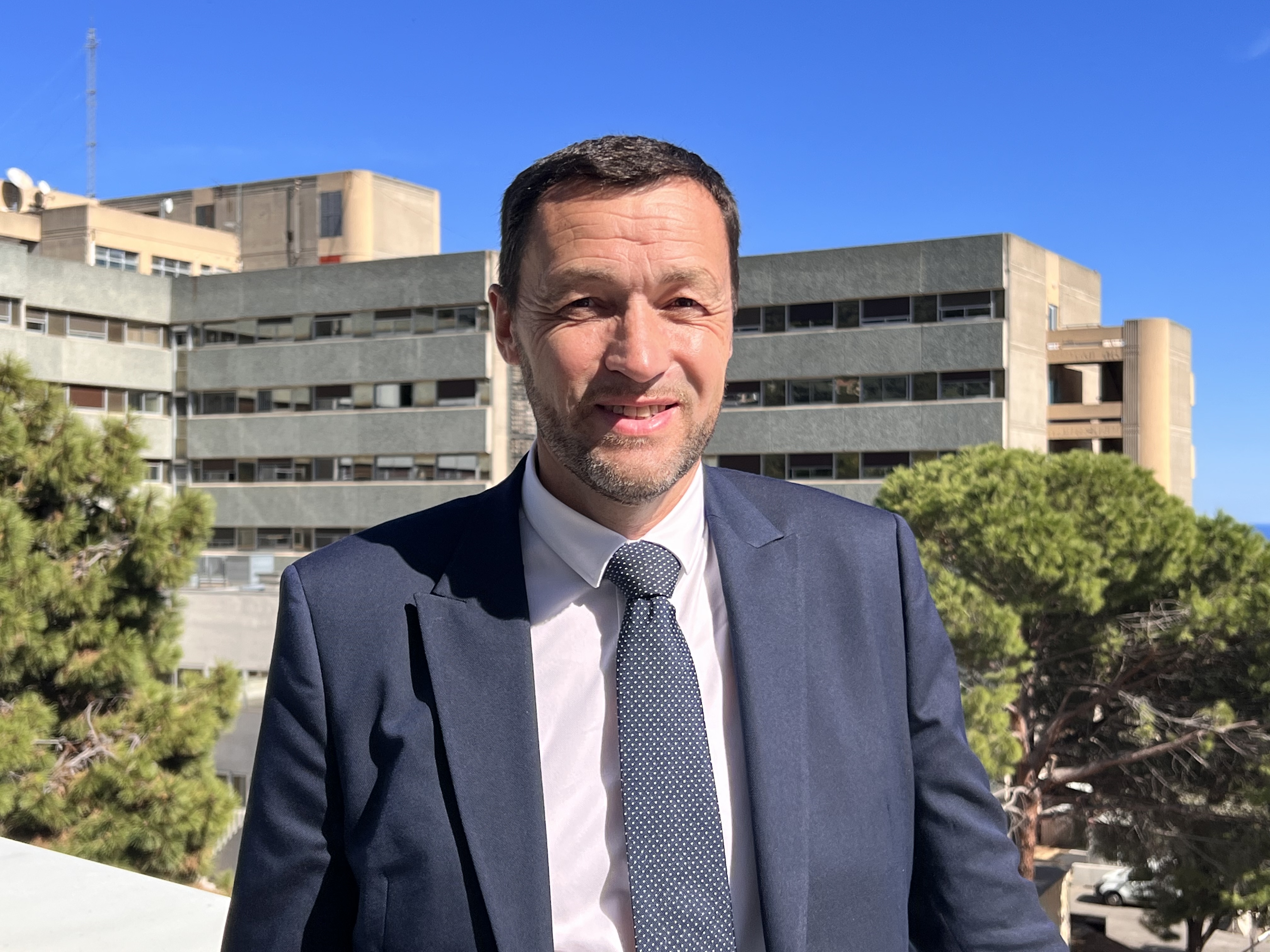 Christophe Arnould, le nouveau directeur du centre hospitalier de Bastia