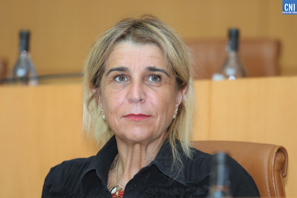 Angèle BAstiani, présidente de l'ATC. Photo Michel Luccioni