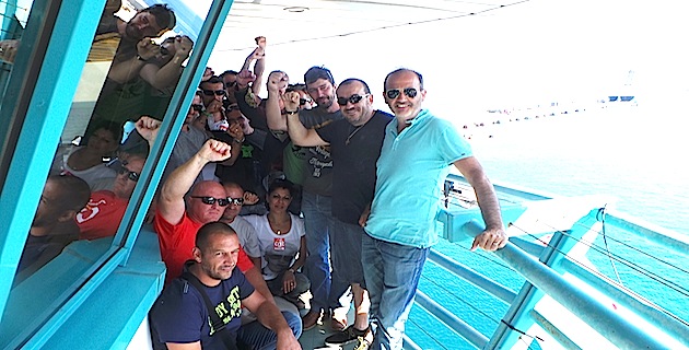 Bastia : Les marins de la CGT ont occupé la capitainerie du port