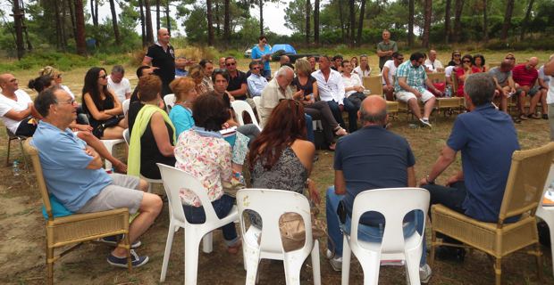 Réunion plénière d'Inseme per Bastia à Biguglia.