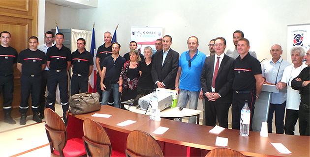 Le Sdis de Haute-Corse présente son dispositif "plages et piscines"