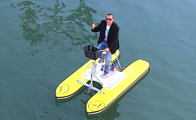 La première traversée Marseille - Calvi en vélo... nautic !