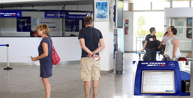 Le comptoir Air France de l'aéroport de Calvi fermé un 3 juillet !