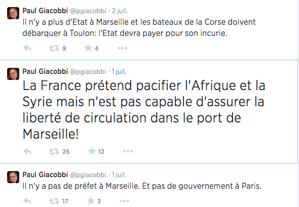 L'annulation du voyage de Marilyse Lebranchu et l'humeur de Paul Giacobbi…