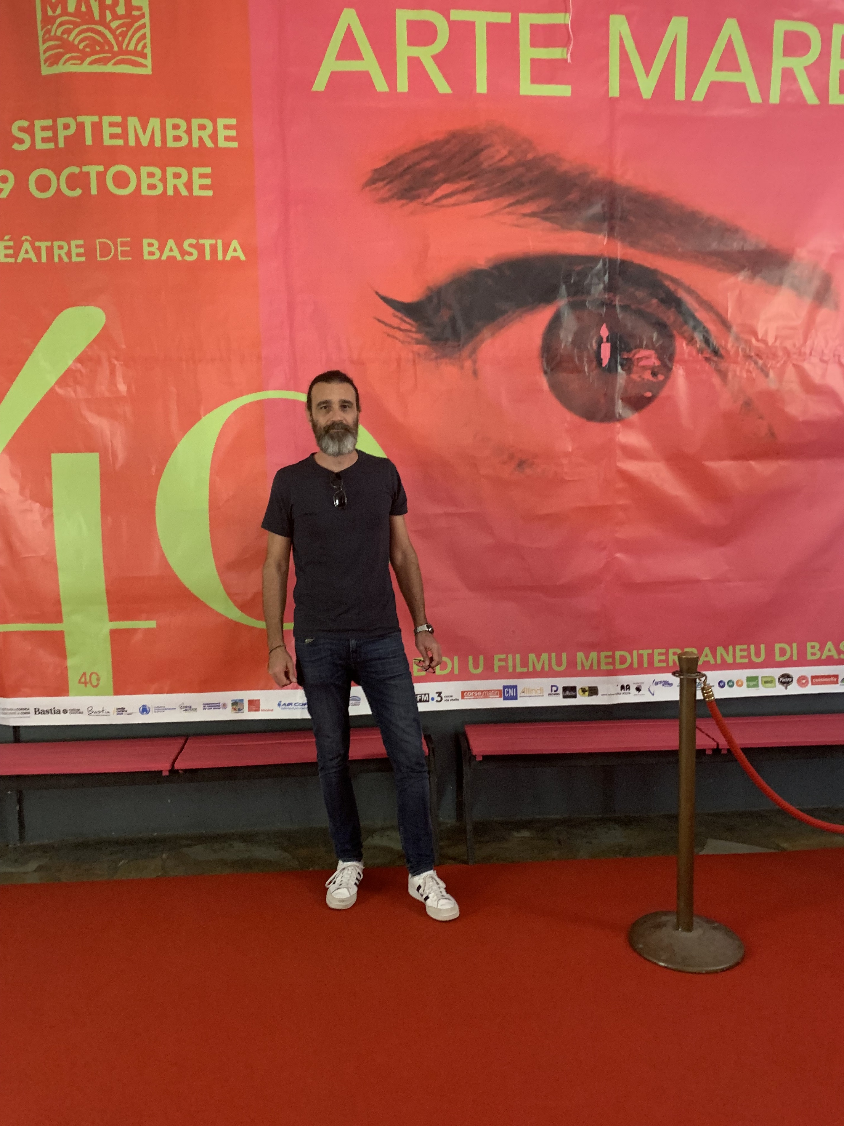 Pierre Savalli, Prix du jury, catégorie documentaire, lors de cette édition 2022 d'Arte Mare.