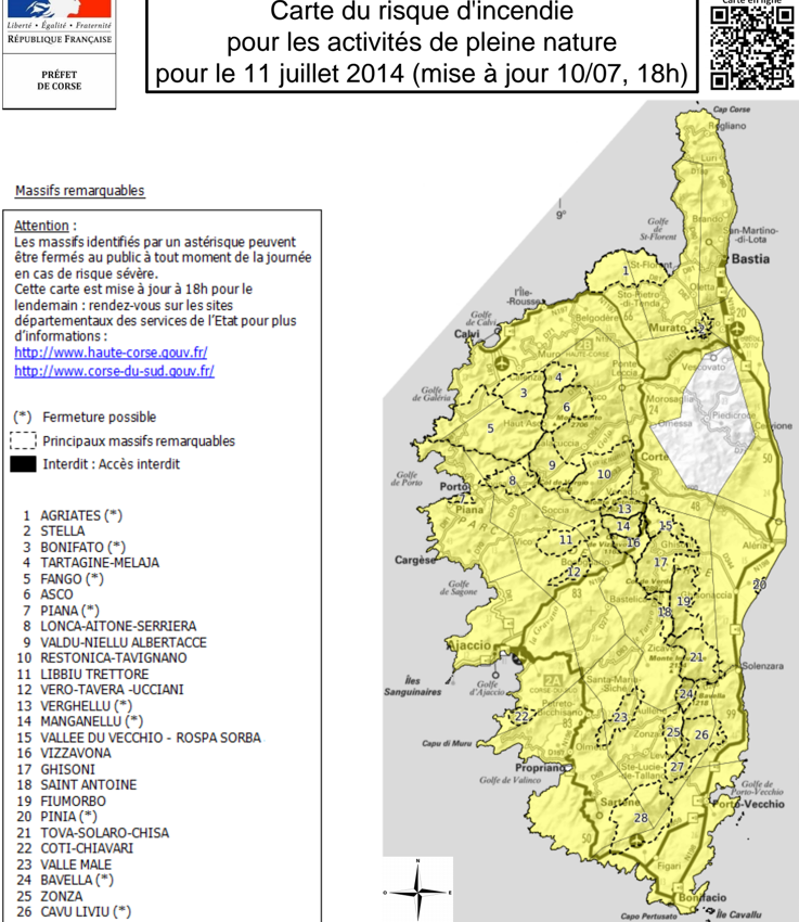Lutte contre l'incendie en Corse-du-Sud : 2013, les meilleures statistiques depuis 2002