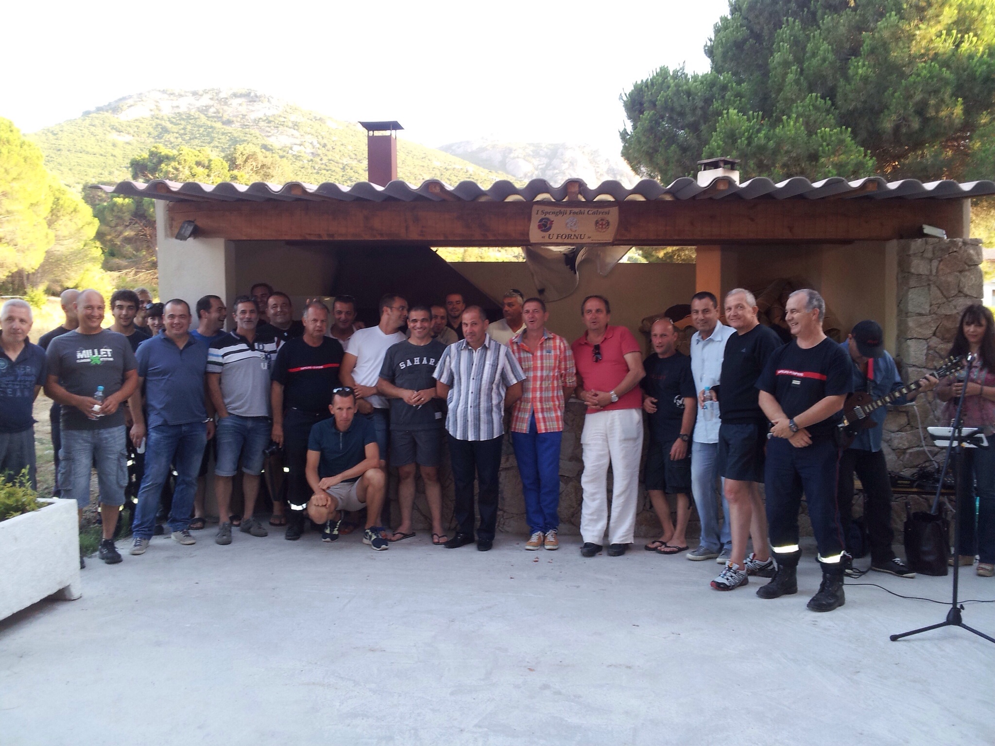 Séminaire des cadres pompiers du groupement de Balagne à Calenzana