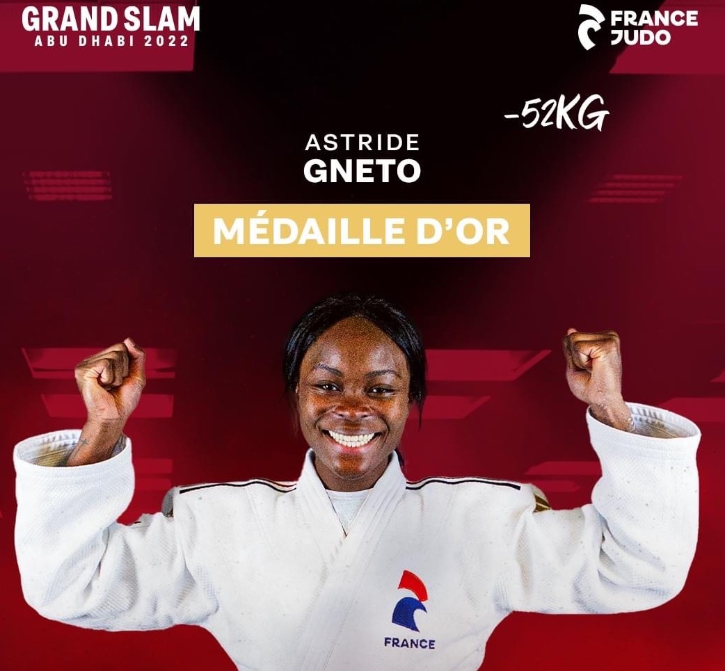 Judo : Astride Gneto en or à Abou Dhabi
