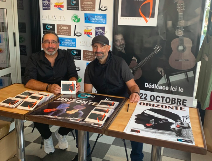 Jean-Marie et René Andreuccetti ont présenté leur nouveau CD : « A so strada – L’ombralume »