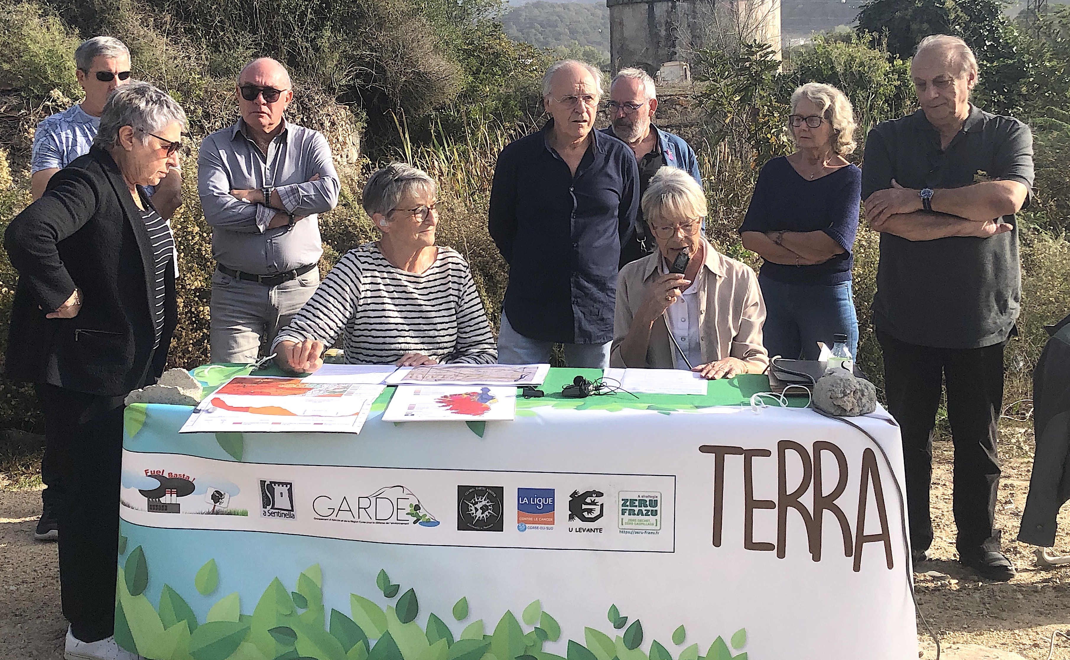 Le collectif Terra à Caldaniccia (Photo N. M)