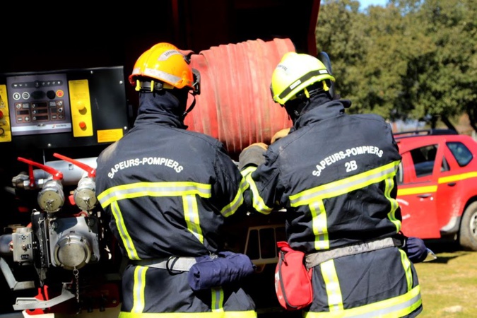 Les pompiers se multiplient en Haute-Corse