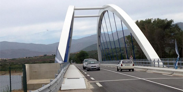 Le pont du Liamone inauguré : 10 millions d’euros et deux années de travaux pour de la belle ouvrage