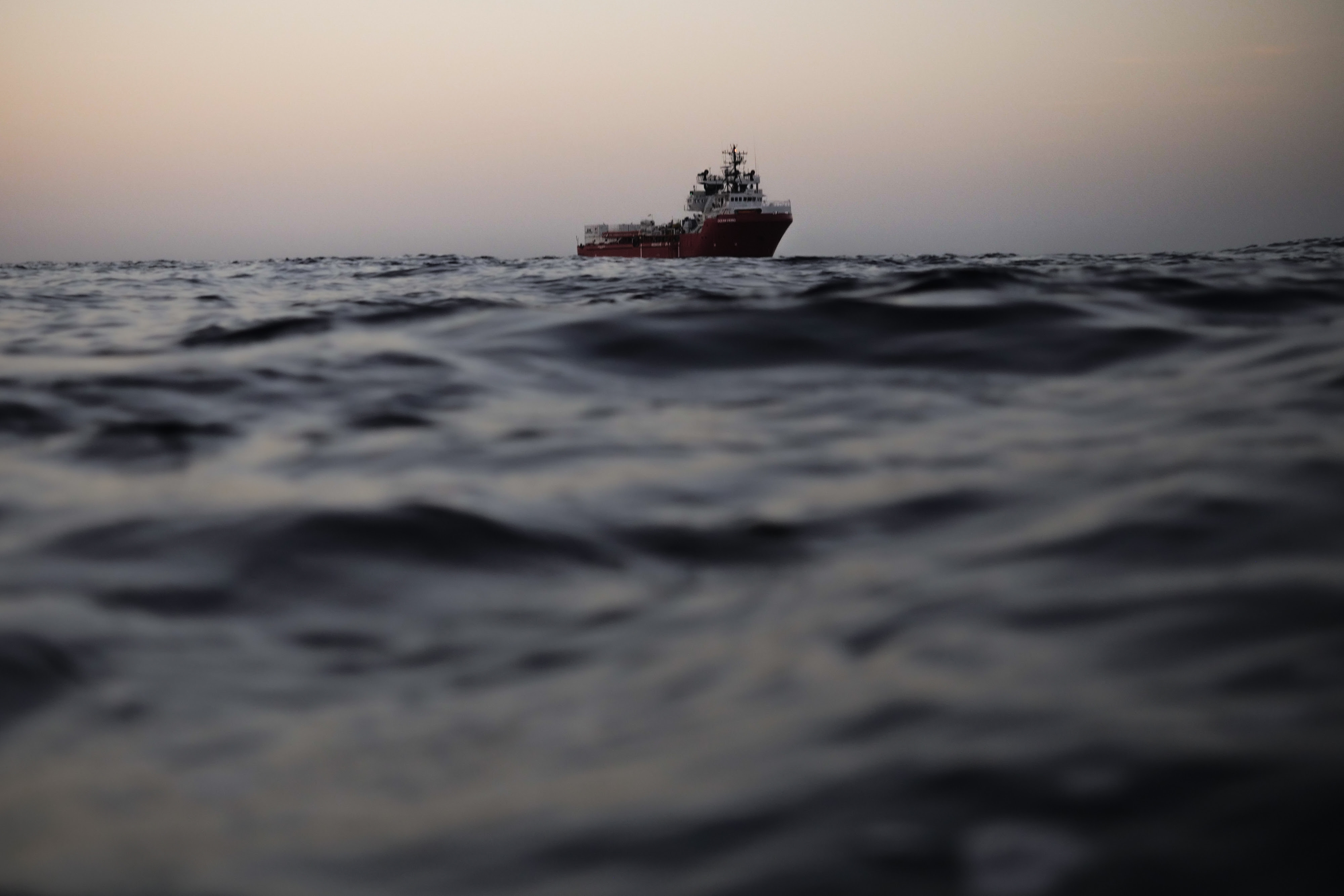 L'Ocean Viking, de l'ONG européenne SOS Méditerranée. Crédit photo SOS Méditerranée