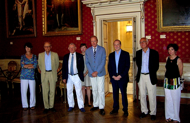 Patrice Gueniffey a été accueilli à la maison carrée par le maire d'Ajaccio, le jury et les membres du Mémorial. (Photo : Yannis-Christophe Garcia)