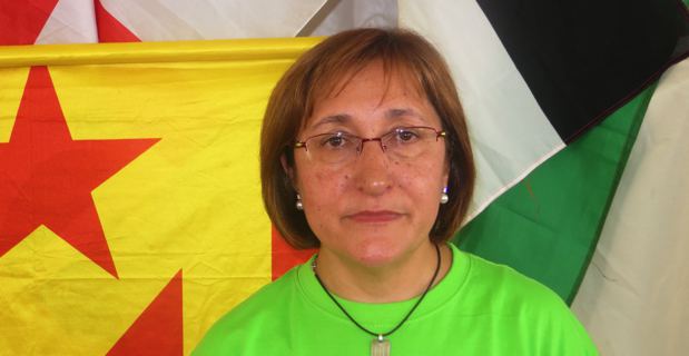 Conxita Bosch, responsable des relations internationales du parti Solidarita catalana per l’indipendencia (SI), invitée des 33ème Ghjurnate Internaziunale di Corti.