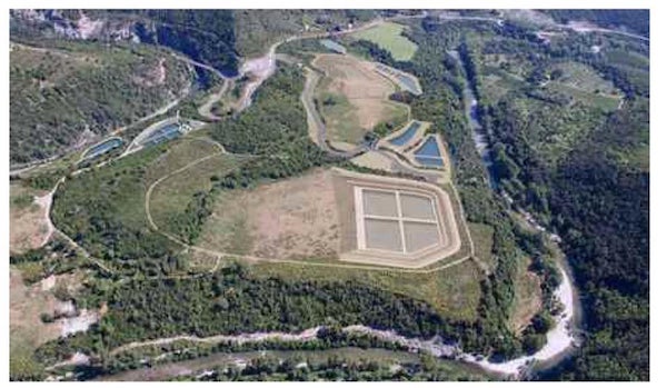 Photo illustration du site sur lequel devrait être implanté le centre d'enfouissement de déchets à Giuncaggi