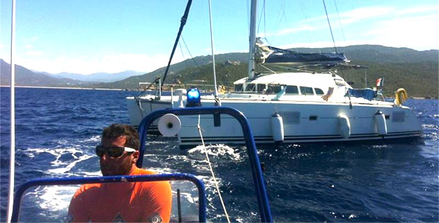 Campomoro : Un catamaran à la dérive récupéré par la SNSM !