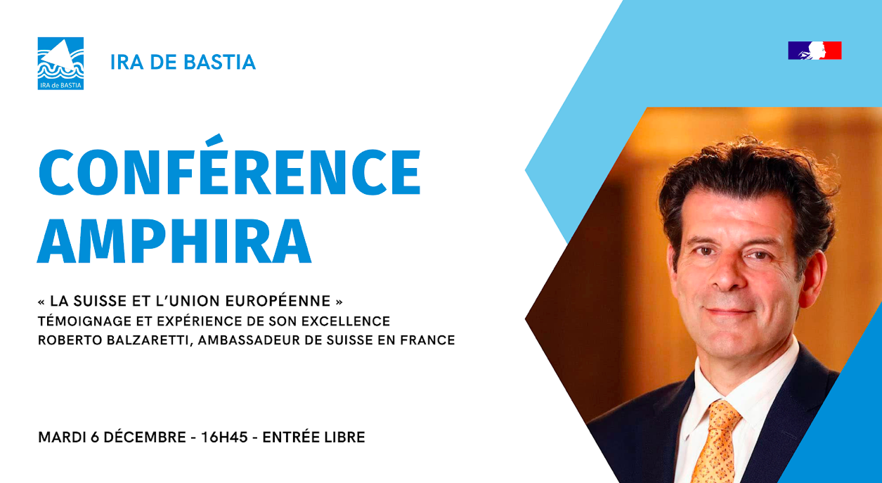 L'ambassadeur de Suisse en France en visite à l'IRA de Bastia