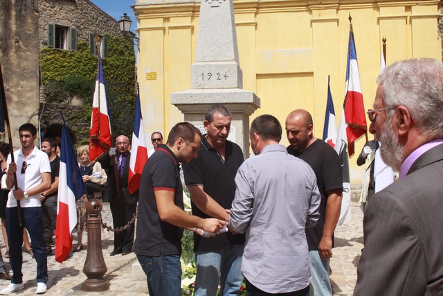 Six villages de Balagne réunis à Cateri pour le centenaire du début de la guerre 14-18
