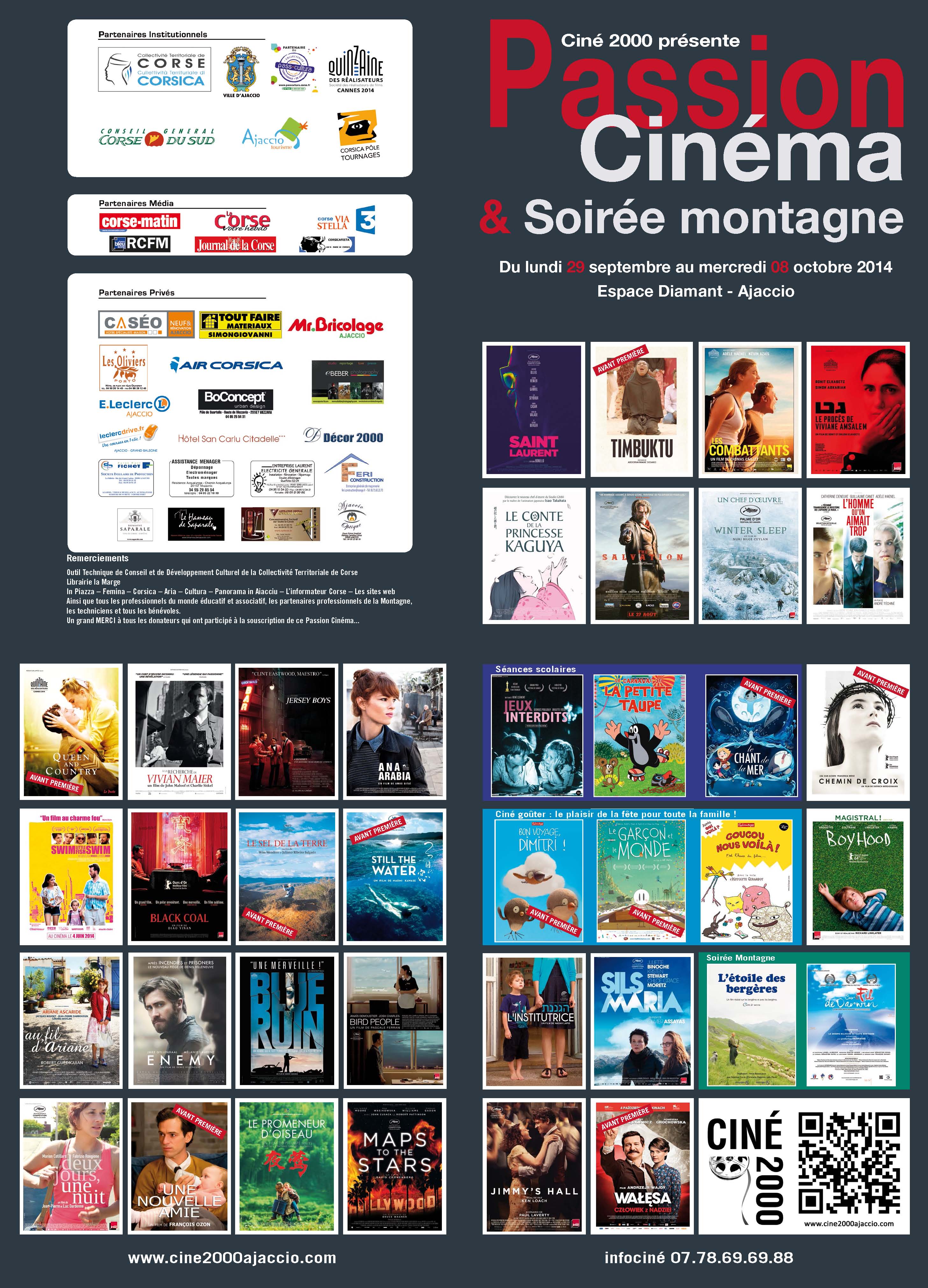 Ajaccio : "Passion Cinéma" et soirées montagnes à l’espace Diamant
