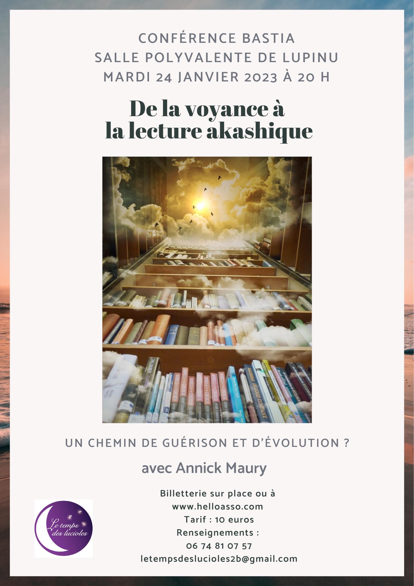 Une conférence autour de la voyance et de la lecture akashique organisée à Bastia