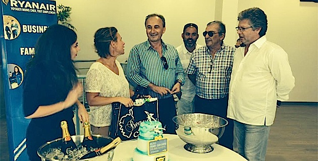 Ryanair a transporté son 245 000 ème passager à l'aéroport de Figari Sud-Corse