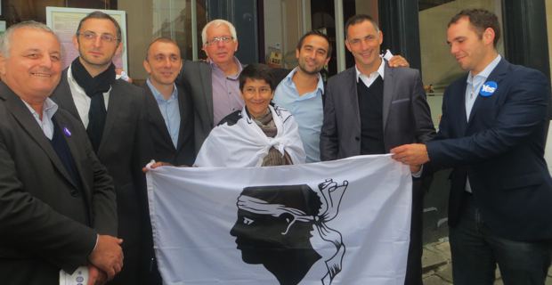 Les élus de Femu a Corsica à Edimbourg.