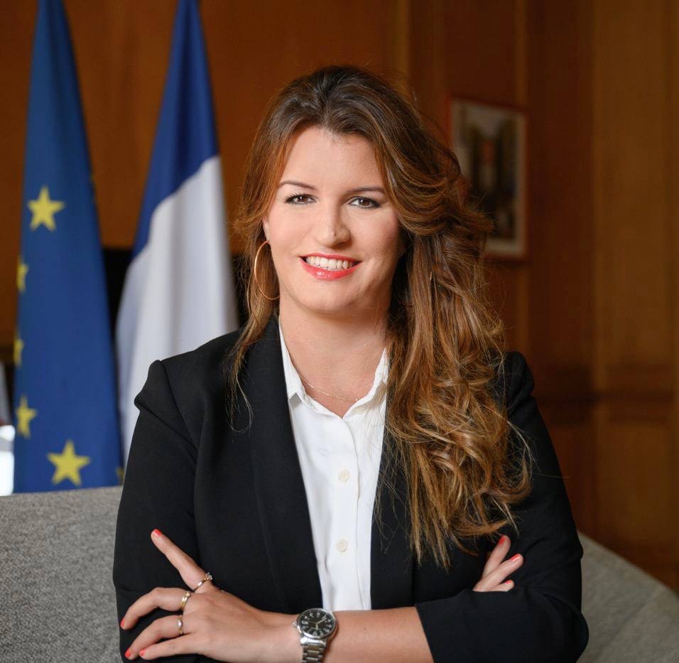 Marlène Schiappa, secrétaire d’État chargée de l’Économie sociale et solidaire et de la Vie associative