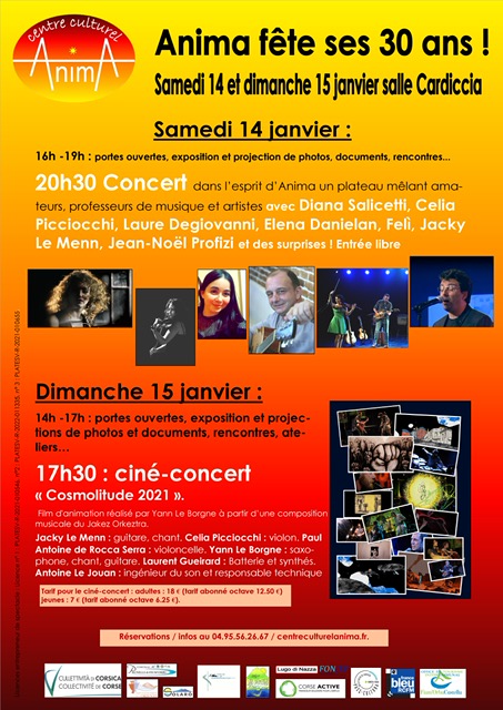 Un week-end festif à Prunelli-di-Fiumorbo pour les 30 ans d'Anima 