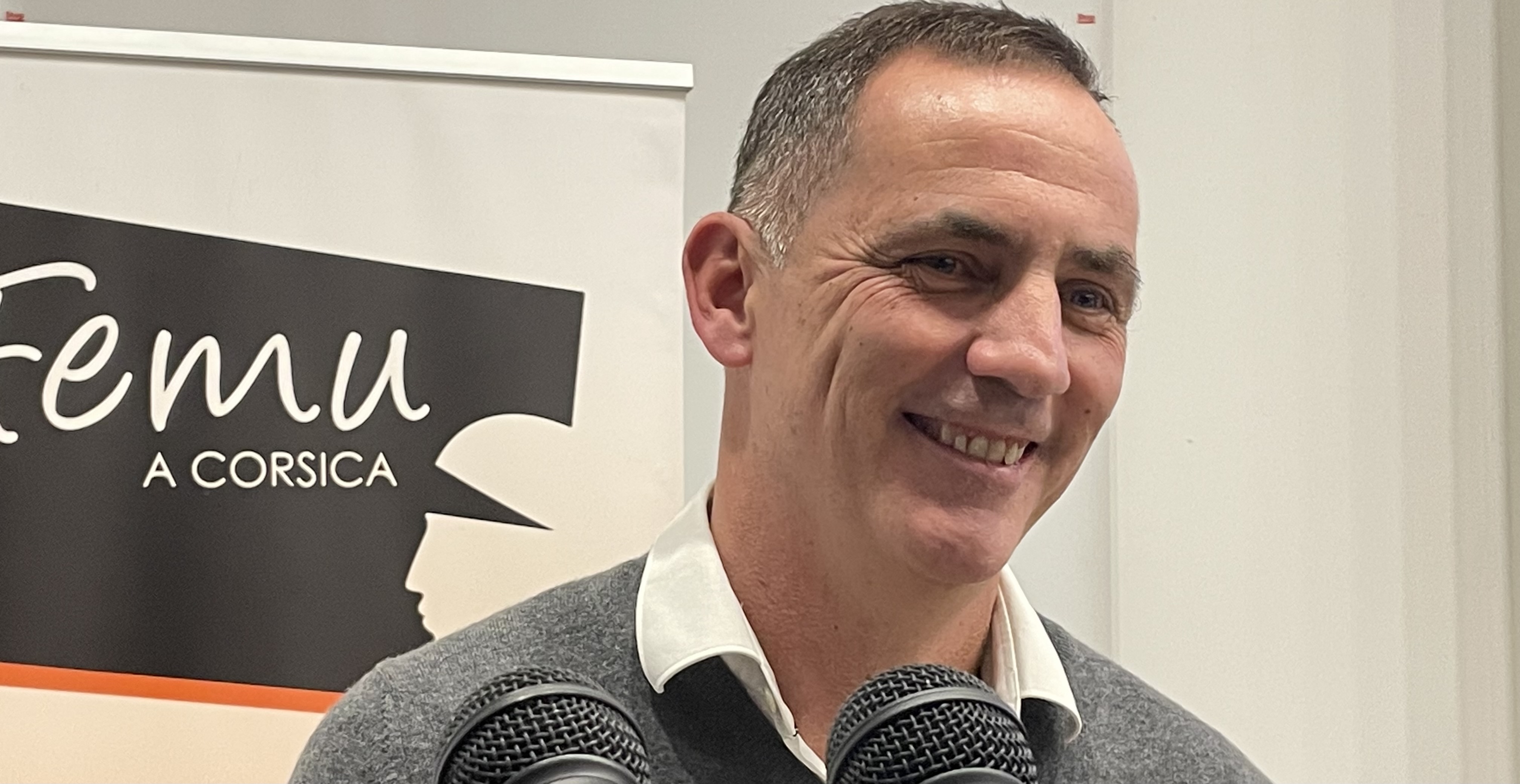 Gilles Simeoni, président du Conseil exécutif de la Collectivité de Corse et leader du parti autonomiste Femu a Corsica. Photo CNI.